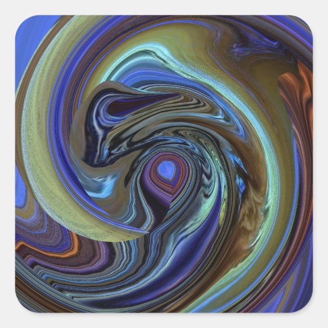 Pegatinas abstractos de Purple N Gold Dream Catche (Anverso)