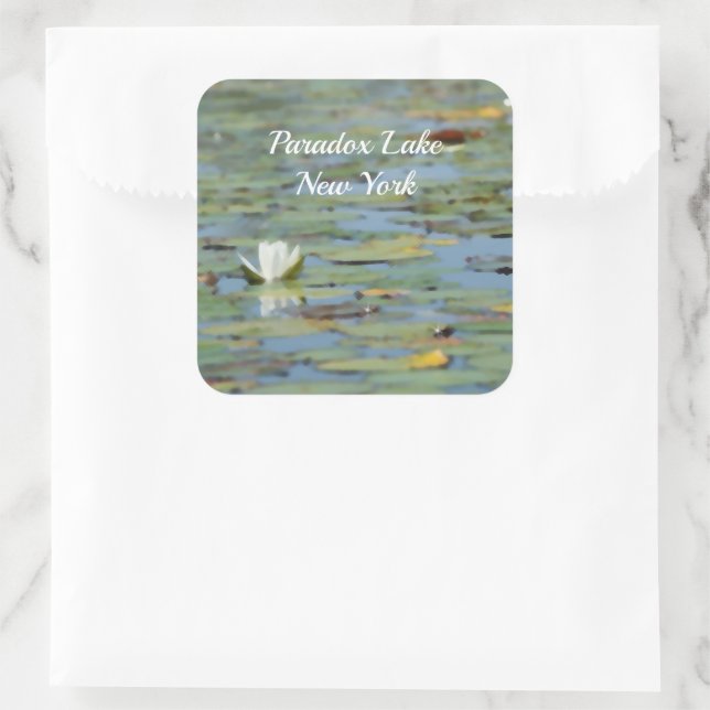 Pegatinas acuáticos de Waterlily Lake Flower (Bolso)