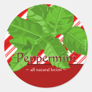 Pegatinas adaptables de la menta