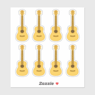 Pegatinas Adorables de Ukulele