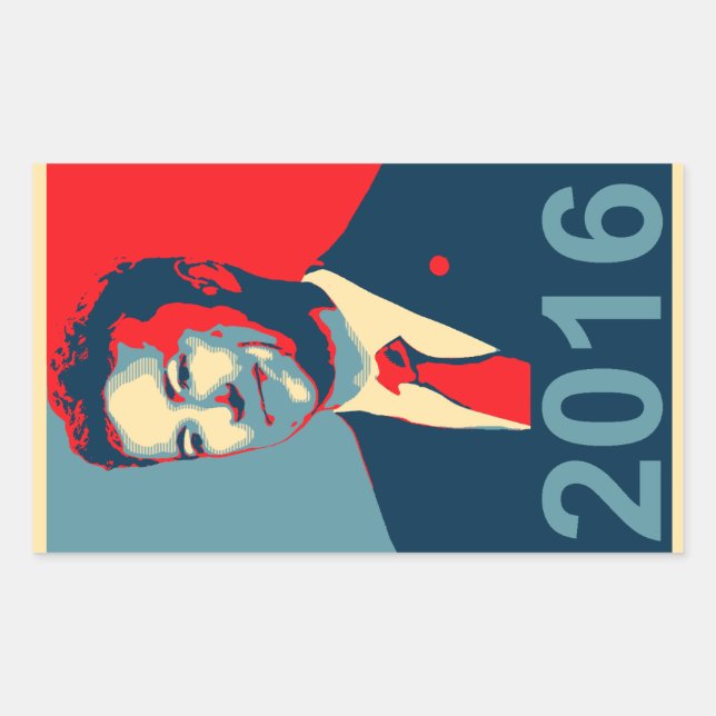 Pegatinas al estilo Obama de Rand Paul 2016 (Anverso)