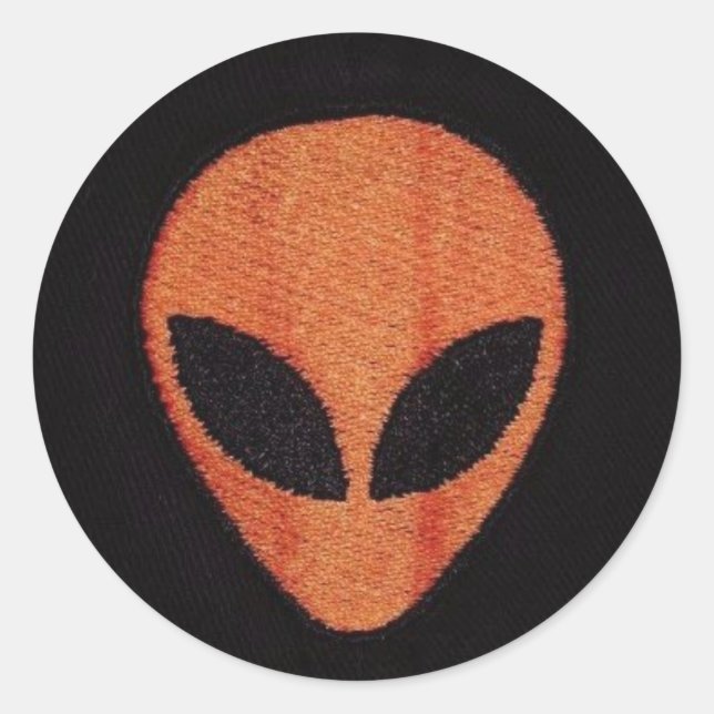 PEGATINAS ALIEN-NARANJA FACE (Anverso)