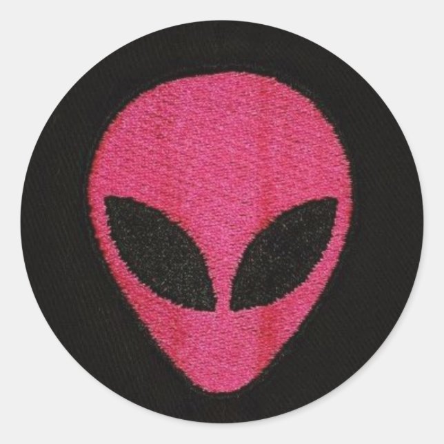 PEGATINAS ALIEN PINK (Anverso)