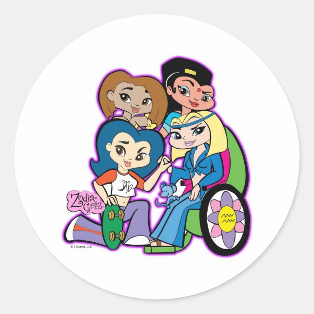 Pegatinas amigos (Anverso)