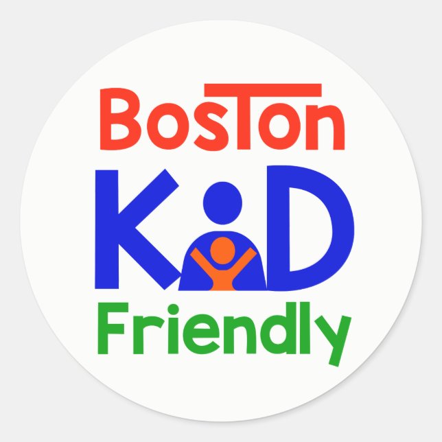 Pegatinas amigos de niños de Boston (Anverso)