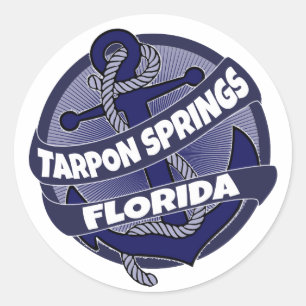 Pegatinas ancestrales de Tarpon Springs Florida