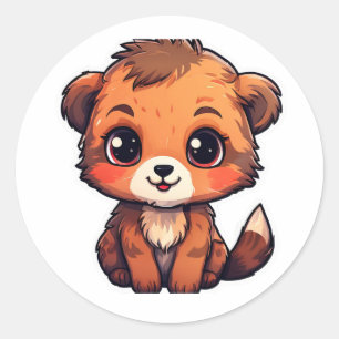 Pegatinas animales para un animal lindo