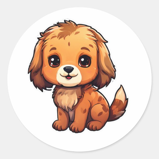 Pegatinas animales para un perro amante de los mas (Anverso)