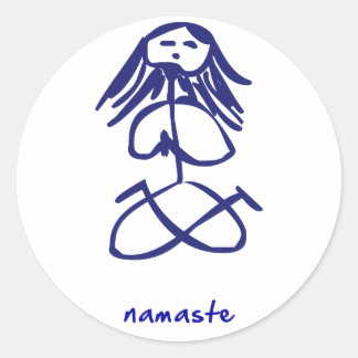 Pegatinas anónimos de Chicas de yoga