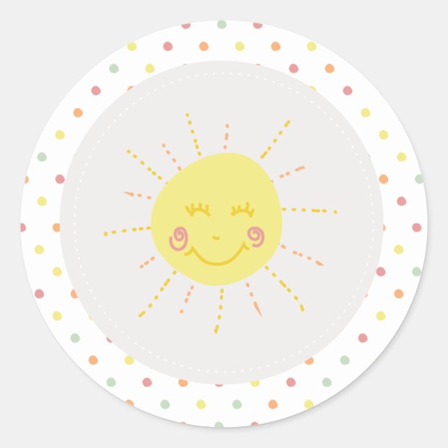 Pegatinas Arcoiris y Sunshine (Anverso)