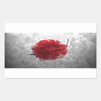 Pegatinas artísticos de la bandera japonesa de Gua