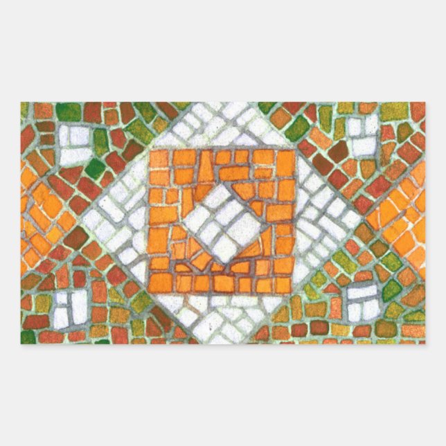 PEGATINAS AUTUMN MOSAIC Rectangle (Anverso)