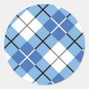 PEGATINAS AZULES ARGYLE VINTAGE