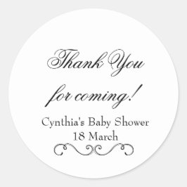 Pegatinas Baby Shower Favor | PEGATINAS PERSONALIZ