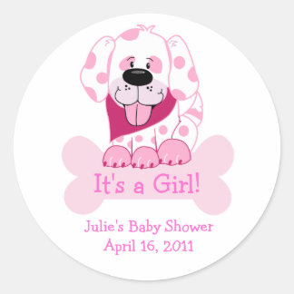 Pegatinas Baby Shower Favorito de los perros pagad