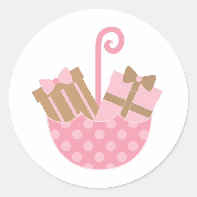 Pegatinas Baby Shower o Bridal Shower (Anverso)