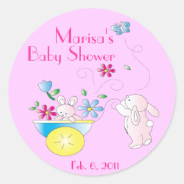 Pegatinas Baby Shower personalizados para bebé con