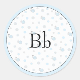 Pegatinas Baby Shower "Snips & Snails" 1 1/2" o 3"