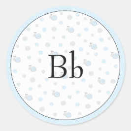 Pegatinas Baby Shower "Snips & Snails" 1/2" ó 3"