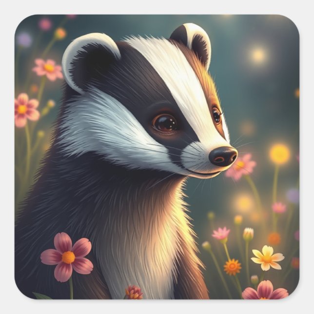 Pegatinas Badger (Anverso)