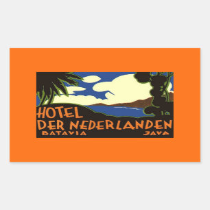 Pegatinas Batavia Jakarta Indonesia del viaje del