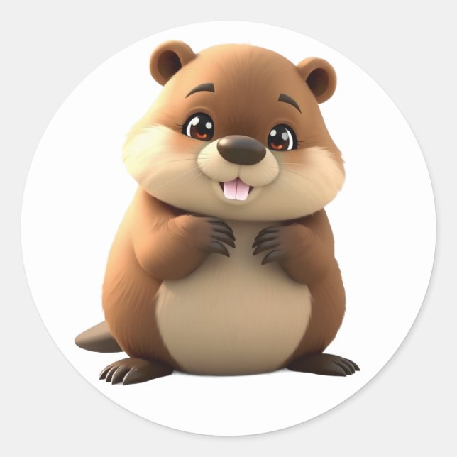 Pegatinas Beaver (Anverso)