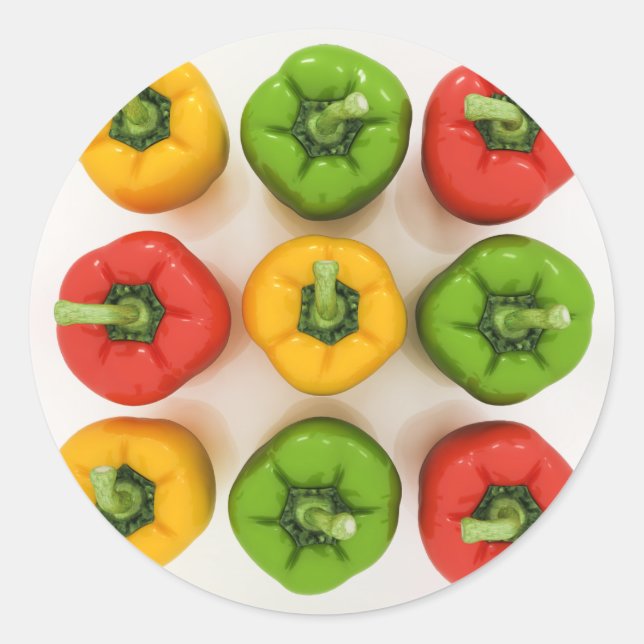 Pegatinas Bell Peppers (Anverso)