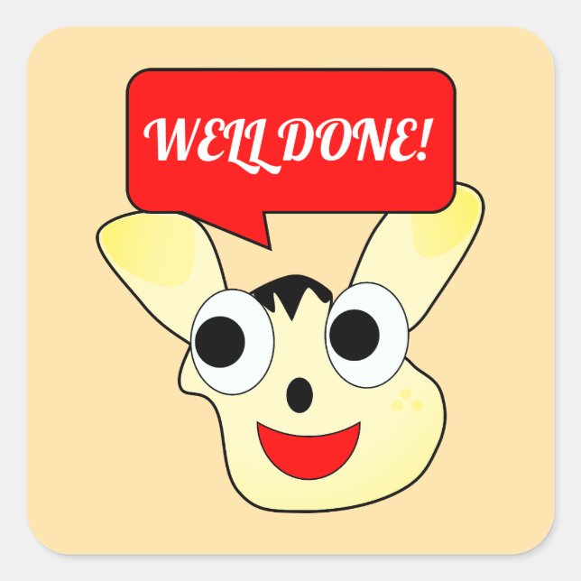 Pegatinas bien hechos (Anverso)