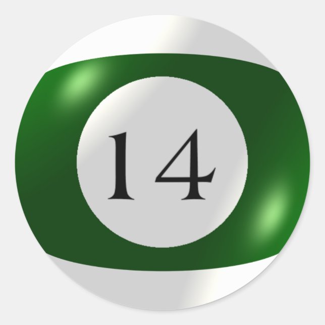 Pegatinas - Billetes - 14 bolas (Anverso)