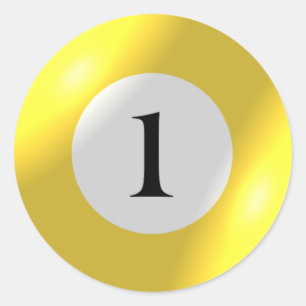 Pegatinas - Billetes - 1 bola