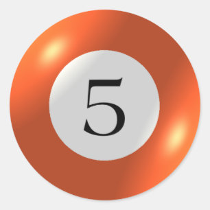 Pegatinas - Billetes - 5 bolas