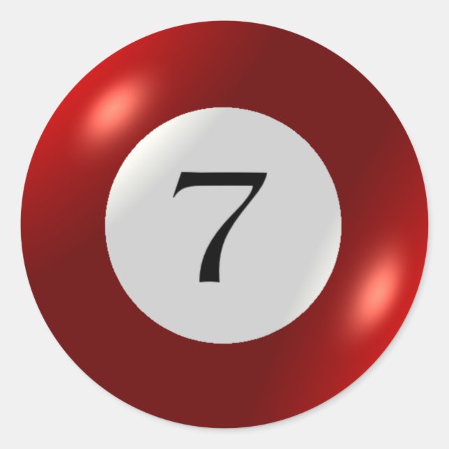 Pegatinas - Billetes - 7 bolas (Anverso)