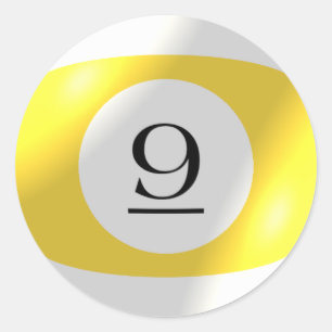 Pegatinas - Billetes - 9 bolas