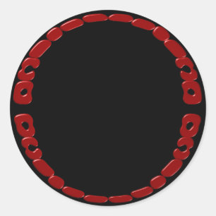 Pegatinas Bite de Zombie