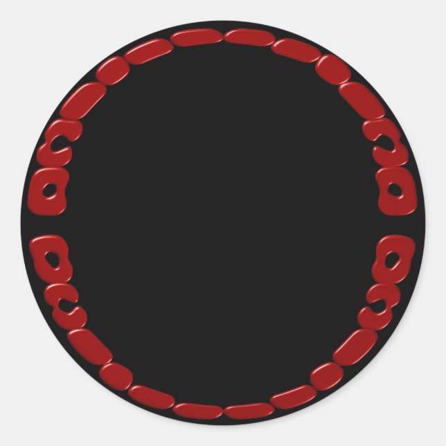 Pegatinas Bite de Zombie (Anverso)