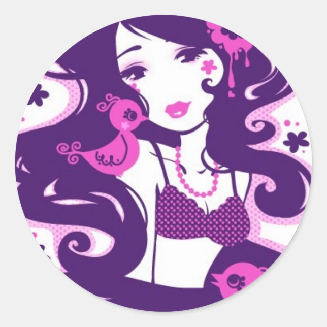 Pegatinas Bitty Birdy (Anverso)