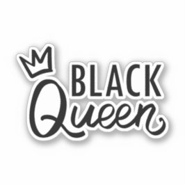 Pegatinas Black Queen Vinyl