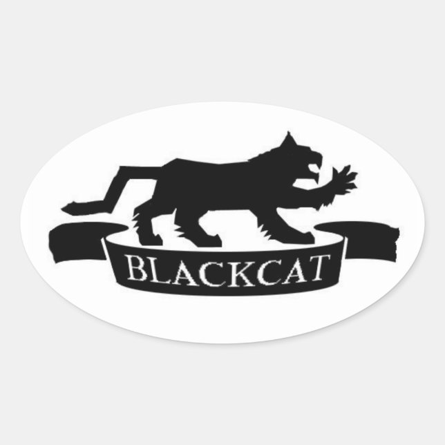 pegatinas "Blackcat" (Anverso)