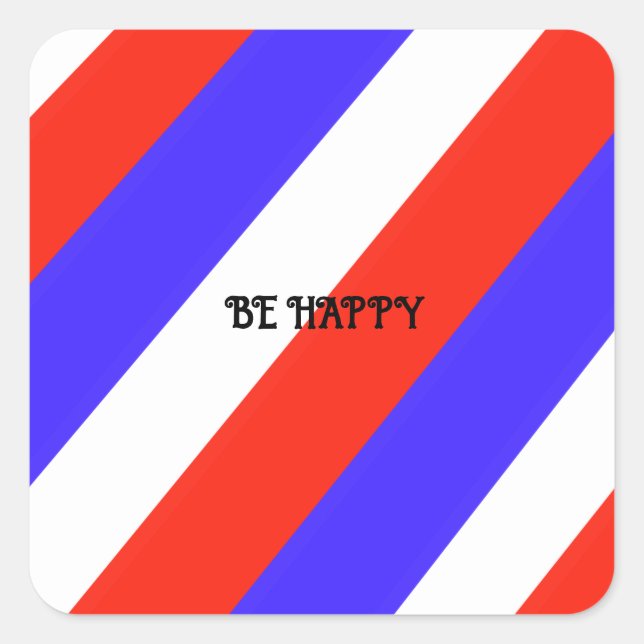 Pegatinas Blanco y Azul Rojo (Anverso)