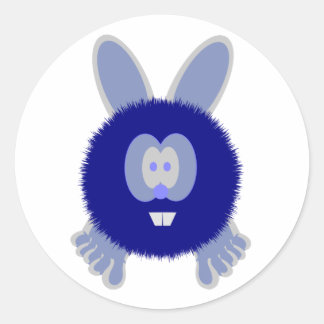 Pegatinas Blue Bunny Pom Pom Pal