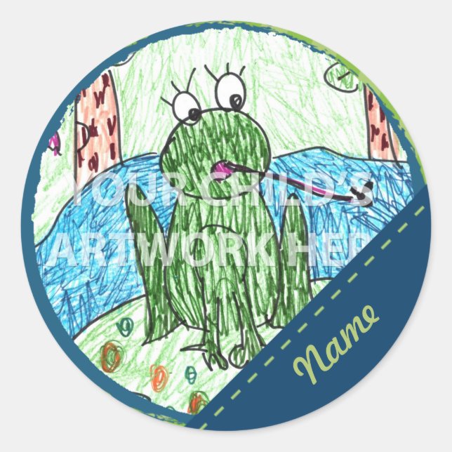 Pegatinas Blue & Green Dash $6.75 (Anverso)