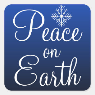 Pegatinas Blue Peace on Earth