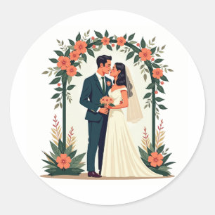Pegatinas boda Romance
