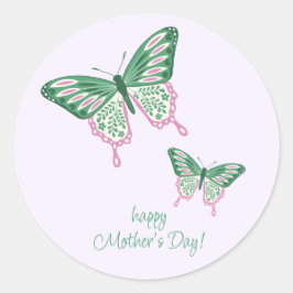 Pegatinas Boho Chic Mariposas Feliz Día de la Madr