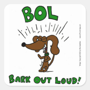 Pegatinas "BOL: BARK OUT LOUD" - Conjunto de 20