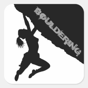 pegatinas bouldering del chica