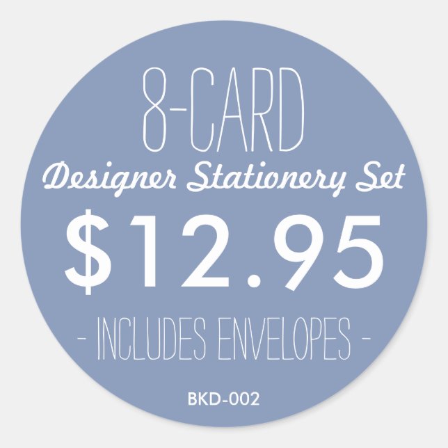 Pegatinas Boutique BK (Anverso)