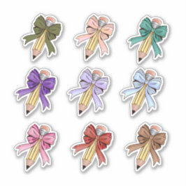 Pegatinas Bow Pencil