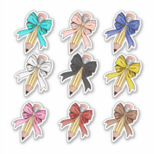 Pegatinas Bow Pencil