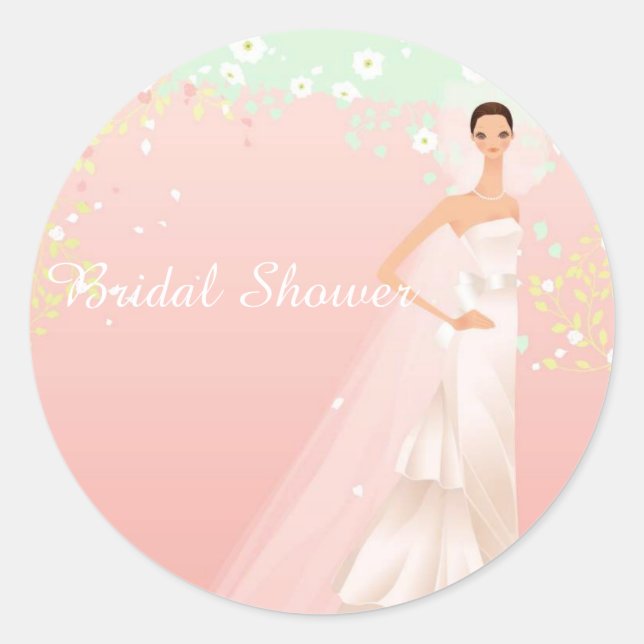 Pegatinas Bridal Shower (Anverso)